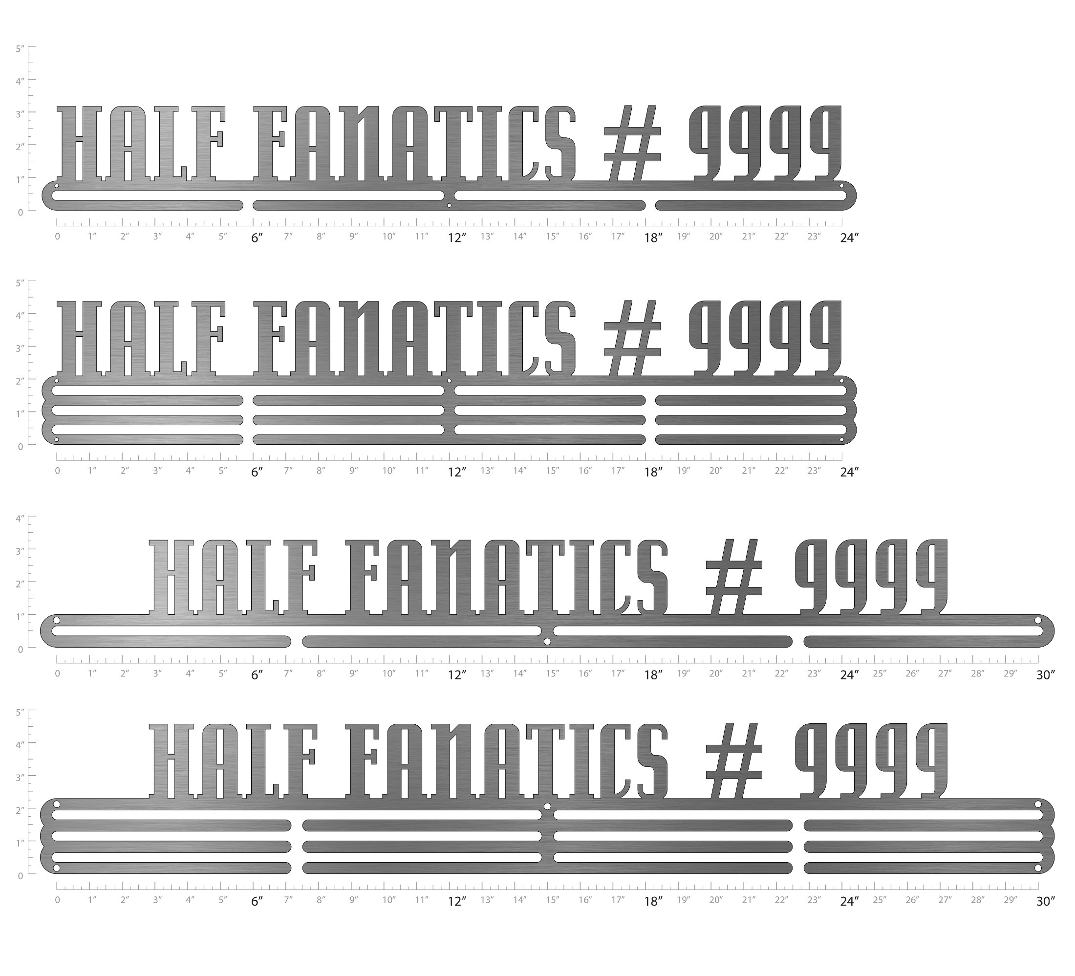 Half Fanatics with custom Fanatics number. Sport & Running Medal