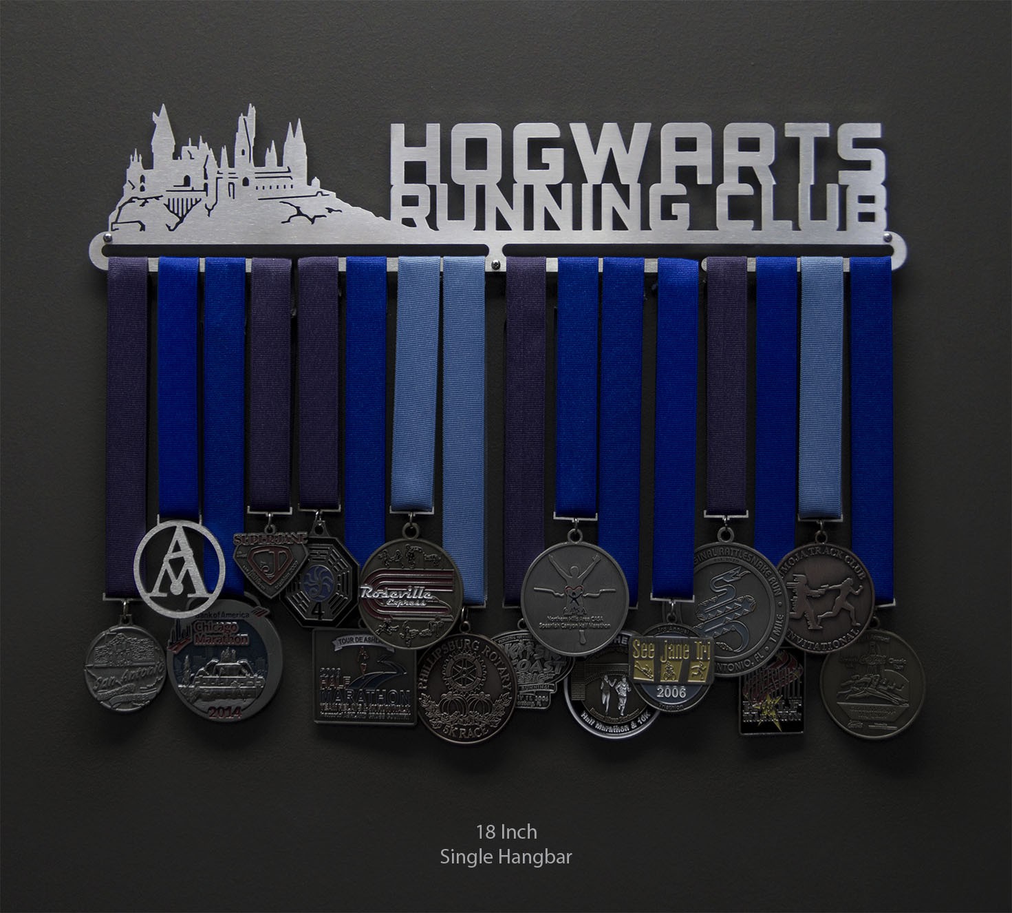 Hogwarts Running Club - Castle | Sport & Running Medal Displays | The  Original Stainless Steel Medal Display