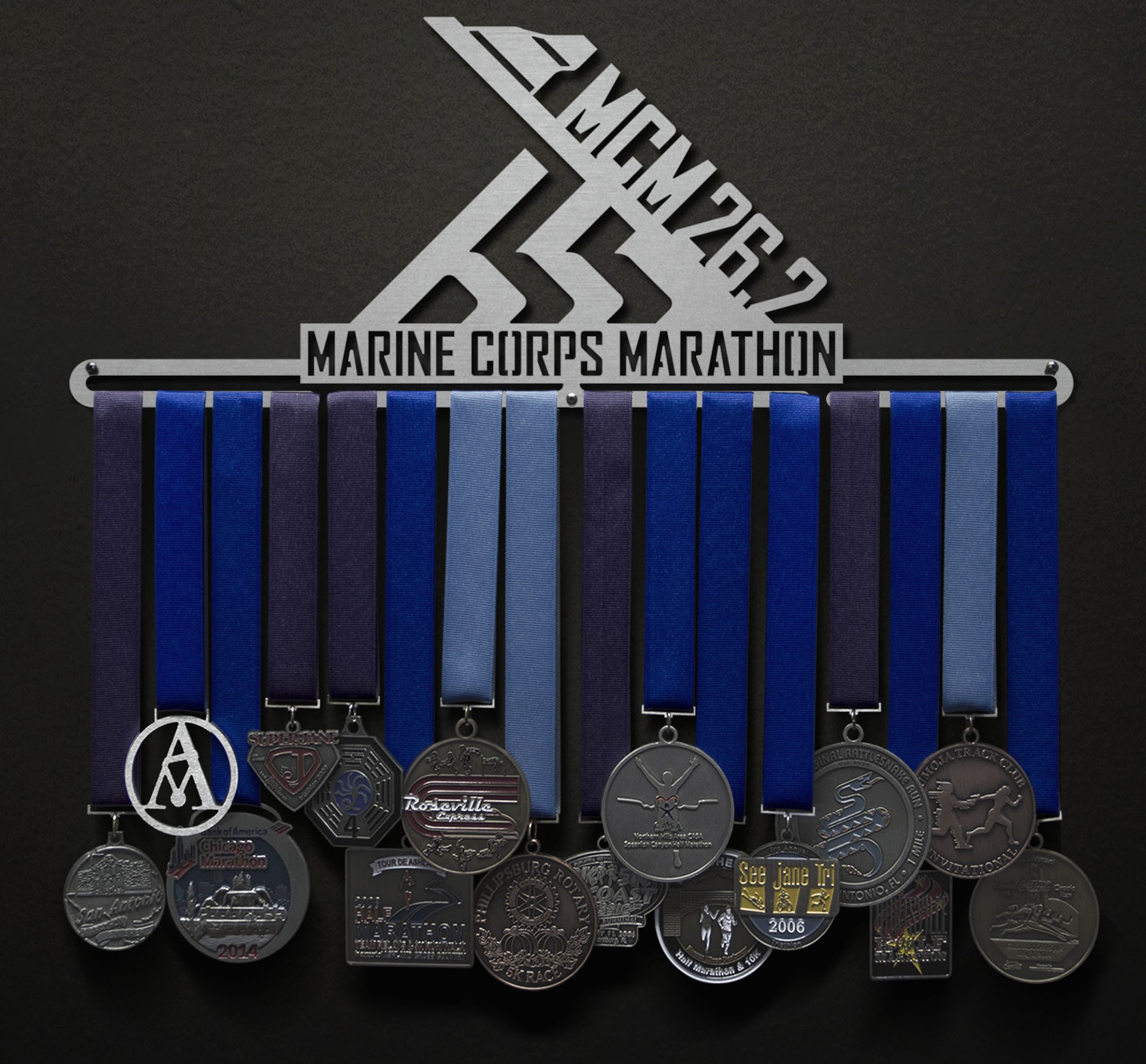 Marine Corps Marathon Sport & Running Medal Displays The Original