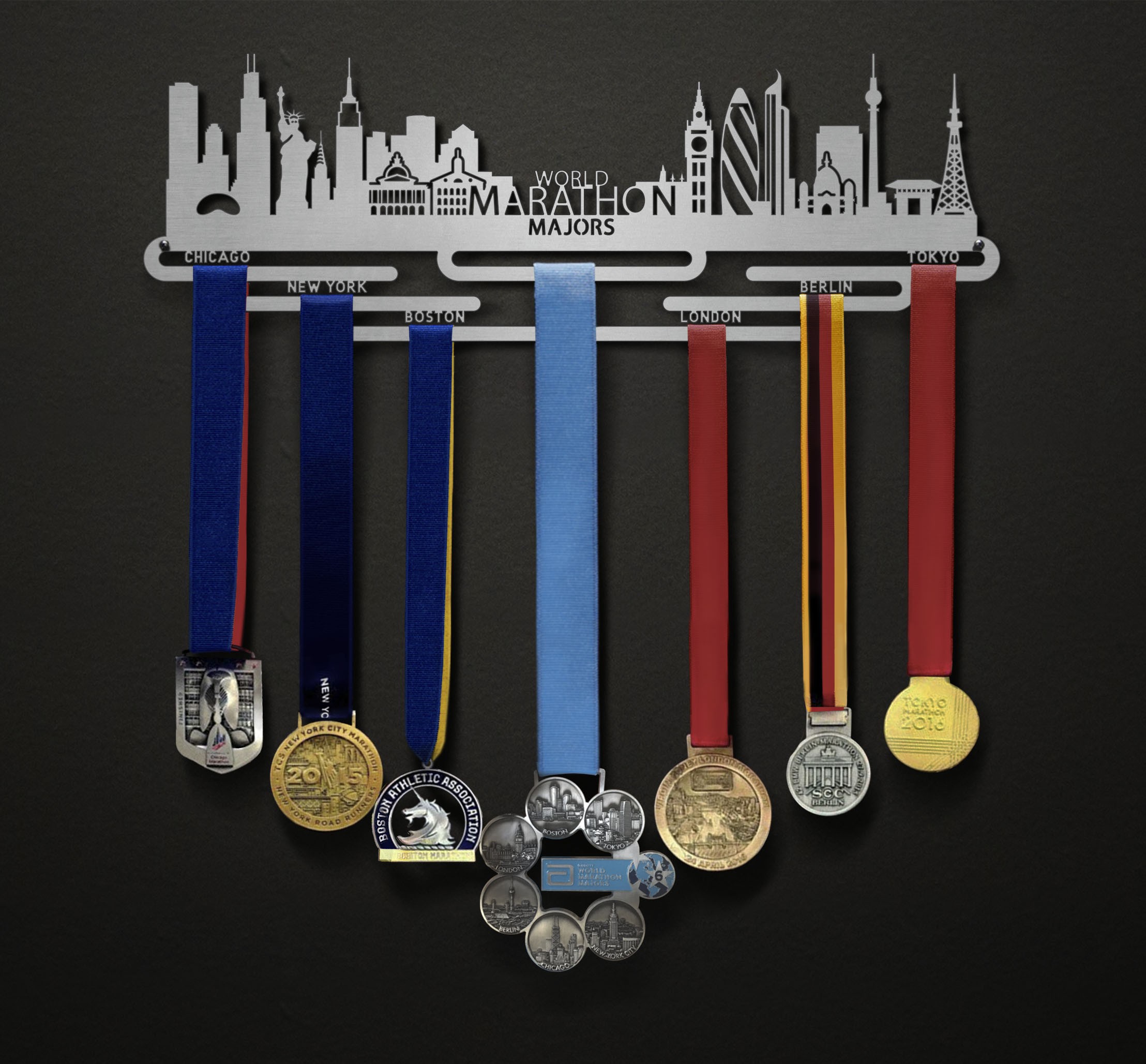 World Marathon Majors Cityscape Edition Sport & Running Medal